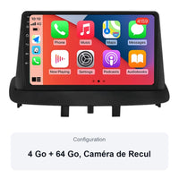 Autoradio CarPlay Renault Mégane 3 2008-2014 Écran QLED