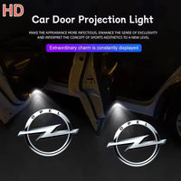 Projecteur Porte Opel Sans Fil, Lot de 2, Insignia Astra Mokka Vivaro OPC, 3 Motifs