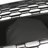 Calandre Audi A6 S6 C8 2019-2023 Style RS6 Nid d'Abeille Noir Brillant