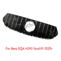 Calandre Mercedes EQA H243 2022-2026 Style GT à Barres Verticales Argent, Avant ou Après Restylage