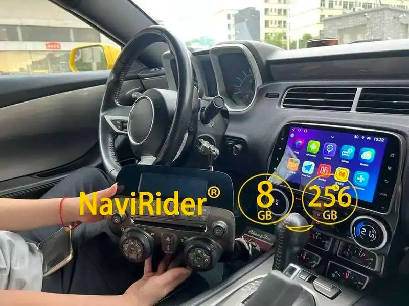 Autoradio Android Chevrolet Camaro 2010-2015 Écran 8 pouces CarPlay Sans Fil GPS 4G