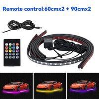 Éclairage d'Ambiance Néon RGB Flexible Sous Châssis Voiture