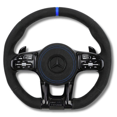 https://cdn.shopify.com/s/files/1/0727/0635/9572/files/Volant_Mercedes_AMG_W205_Alcantara_Bleu_1.jpg?v=1772791842