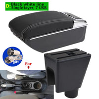 Accoudoir Central Chevrolet Spark 3 Aveo T200 Boîte de Rangement - vue de profil 2 - Becquet Voiture