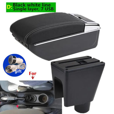 Accoudoir Central Chevrolet Spark 3 Aveo T200 Boîte de Rangement - vue de profil 2 - Becquet Voiture