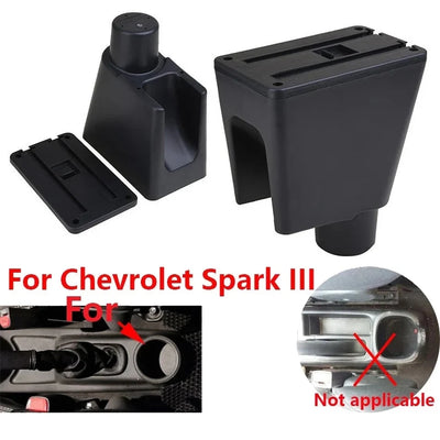 Accoudoir Central Chevrolet Spark avec Rangement - vue de profil - Becquet Voiture