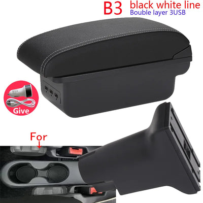 Accoudoir Central Fiat 500 2012-2025 - vue de dessus - Becquet Voiture