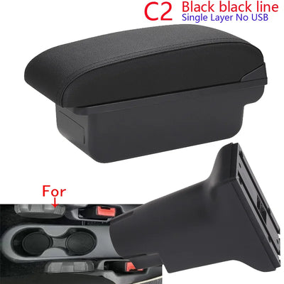 Accoudoir Central Fiat 500 2012-2025 - vue de profil 2 - Becquet Voiture