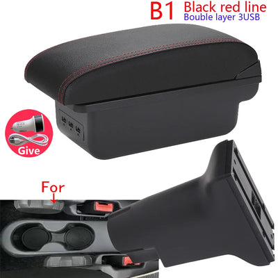 Accoudoir Central Fiat 500 2012-2025 - vue rapprochée - Becquet Voiture