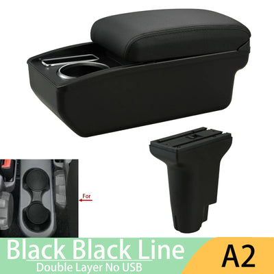 Accoudoir Central Fiat 500 avec Rangement - vue de profil 2 - Becquet Voiture