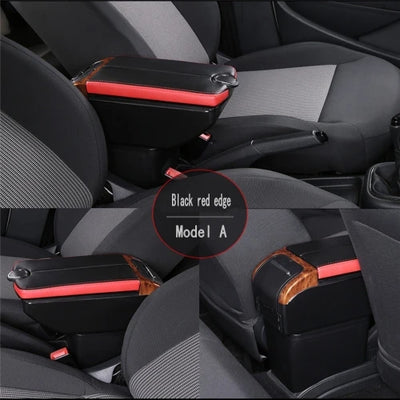 Accoudoir Central Fiat Cronos 500 Boîte de Rangement USB - détail du montage - Becquet Voiture
