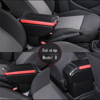 Accoudoir Central Fiat Cronos 500 Boîte de Rangement USB - installé sur véhicule 2 - Becquet Voiture