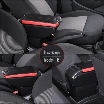 Accoudoir Central Fiat Cronos 500 Boîte de Rangement USB - installé sur véhicule 2 - Becquet Voiture
