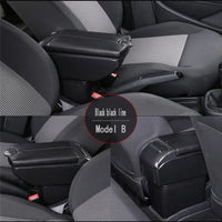 Accoudoir Central Fiat Cronos 500 Boîte de Rangement USB - vue de face 2 - Becquet Voiture