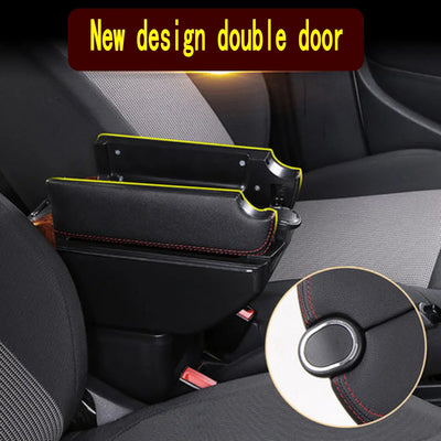 Accoudoir Central Fiat Cronos 500 Boîte de Rangement USB - vue de profil - Becquet Voiture