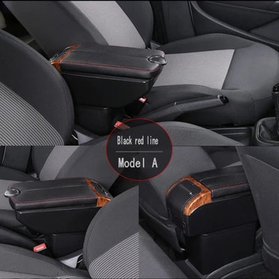 Accoudoir Central Fiat Cronos 500 Boîte de Rangement USB - vue de trois-quarts 2 - Becquet Voiture