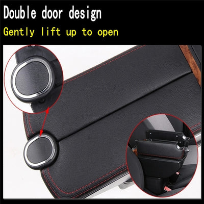 Accoudoir Central Fiat Cronos 500 Boîte de Rangement USB - vue de trois-quarts - Becquet Voiture