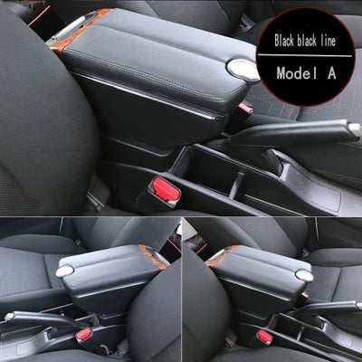 Accoudoir Central Fiat Cronos 500 Boîte de Rangement USB - vue rapprochée 2 - Becquet Voiture