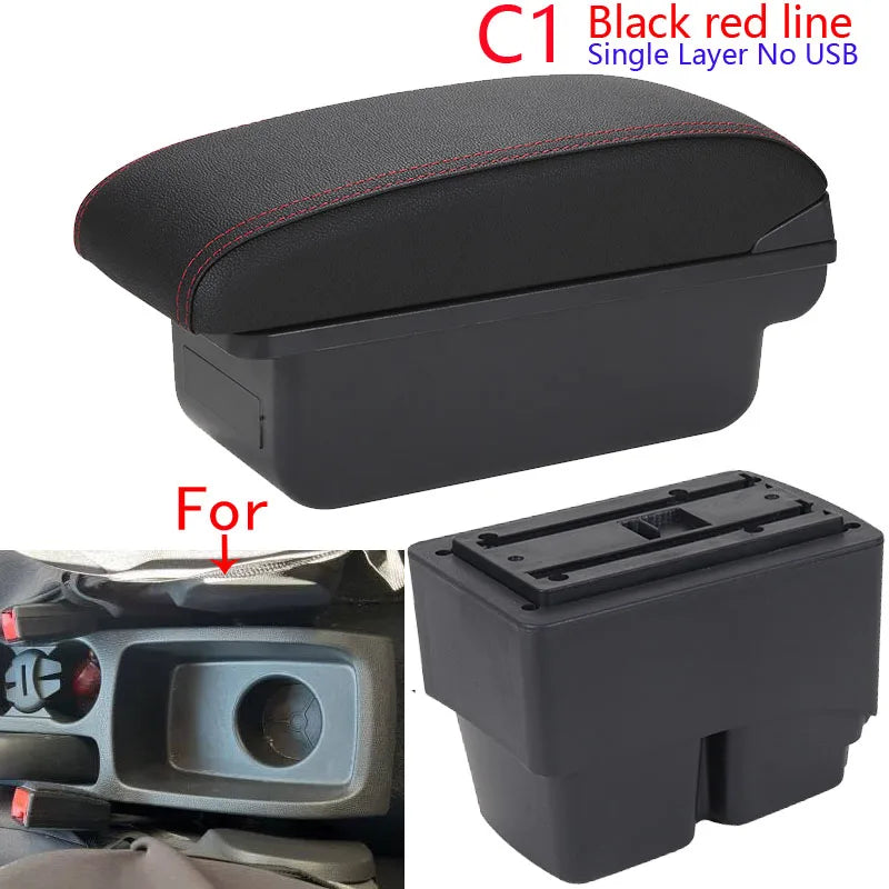 Accoudoir Central Ford Fiesta MK7 2009-2017 - détail du montage - Becquet Voiture