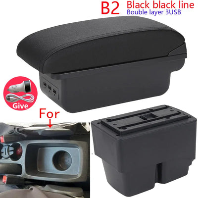 Accoudoir Central Ford Fiesta MK7 2009-2017 - vue de dessus - Becquet Voiture