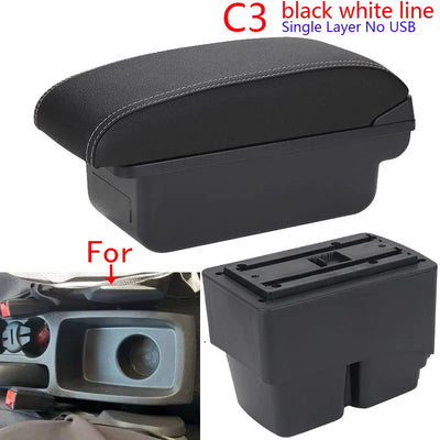 Accoudoir Central Ford Fiesta MK7 2009-2017 - vue de face 2 - Becquet Voiture