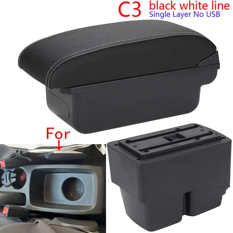 Accoudoir Central Ford Fiesta MK7 2009-2017 - vue de face 2 - Becquet Voiture