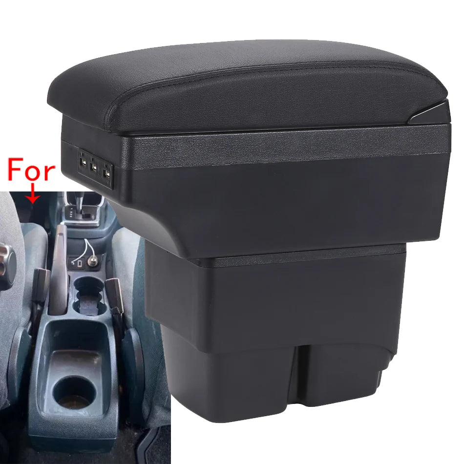 Accoudoir Central Ford Fiesta MK7 2009-2017 - vue de face - Becquet Voiture