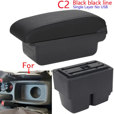 Accoudoir Central Ford Fiesta MK7 2009-2017 - vue rapprochée - Becquet Voiture