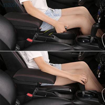 Accoudoir Central Honda Fit Jazz 3 2014-2019 - installé sur véhicule - Becquet Voiture