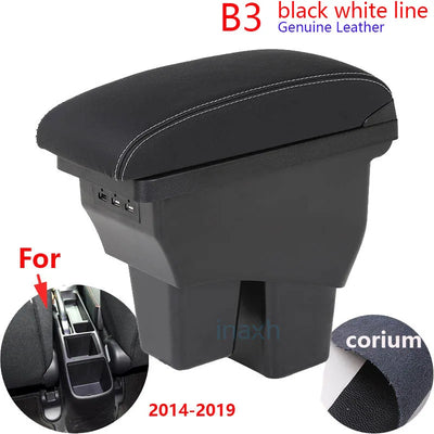 Accoudoir Central Honda Fit Jazz 3 2014-2019 - vue rapprochée - Becquet Voiture