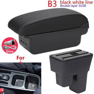 Accoudoir Central Honda Jazz Fit 2008-2013 - vue de dessus - Becquet Voiture