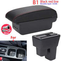 Accoudoir Central Honda Jazz Fit 2008-2013 - vue de profil 2 - Becquet Voiture