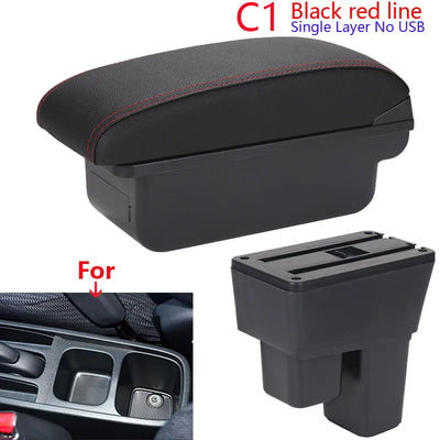 Accoudoir Central Honda Jazz Fit 2008-2013 - vue rapprochée - Becquet Voiture