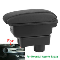 Accoudoir Central Hyundai Accent avec Rangement - vue de face - Becquet Voiture