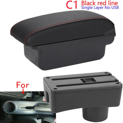 Accoudoir Central Hyundai Accent avec Rangement - vue de profil 2 - Becquet Voiture