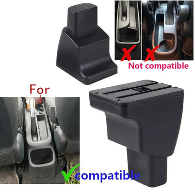 Accoudoir Central Hyundai i10 avec Ports USB - vue de profil - Becquet Voiture