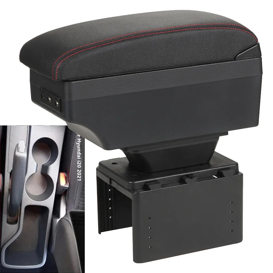 Accoudoir Central Hyundai i20 2021 2022 - vue de face - Becquet Voiture