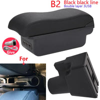 Accoudoir Central Kia Picanto avec Rangement - vue de face 2 - Becquet Voiture