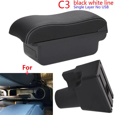 Accoudoir Central Kia Picanto avec Rangement - vue rapprochée - Becquet Voiture