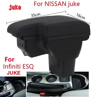 Accoudoir Central Nissan Juke 2010-2019 - vue arrière - Becquet Voiture