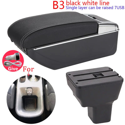 Accoudoir Central Nissan Kicks 2016-2021 avec Ports USB - en situation - Becquet Voiture