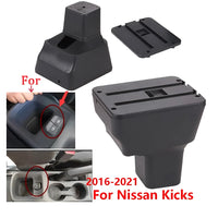 Accoudoir Central Nissan Kicks 2016-2021 avec Ports USB - vue de profil - Becquet Voiture