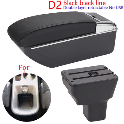 Accoudoir Central Nissan Kicks 2016-2021 avec Ports USB - vue rapprochée - Becquet Voiture