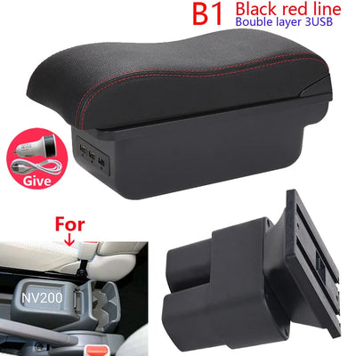 Accoudoir Central Nissan NV200 avec Rangement - vue de profil 2 - Becquet Voiture