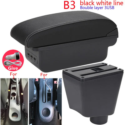 Accoudoir Central Renault Clio 4 Captur Clio 3 Boîte de Rangement - vue de profil 2 - Becquet Voiture