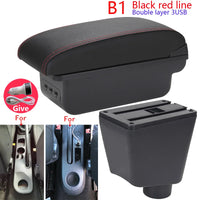 Accoudoir Central Renault Clio 4 Captur Clio 3 Rangement USB - vue de dessus - Becquet Voiture