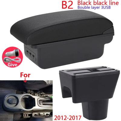 Accoudoir Central Renault Duster Nissan Terrano 2012-2018 (réf. 2) - vue de dessus - Becquet Voiture