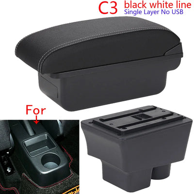 Accoudoir Central Skoda Fabia II 2008-2014 - vue de face 2 - Becquet Voiture