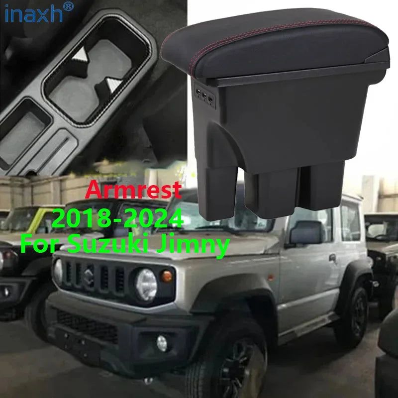 Accoudoir Central Suzuki Jimny JB74 2018-2023 - vue de face - Becquet Voiture