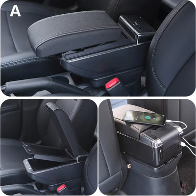 Accoudoir Central Suzuki Splash - installé sur véhicule - Becquet Voiture